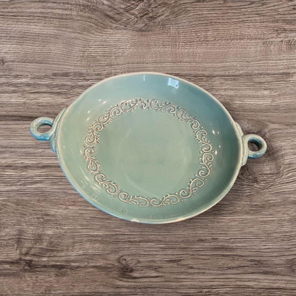 Vintage Maioliche Jessica Made in Italy Bowl Aqua Blue Pasta